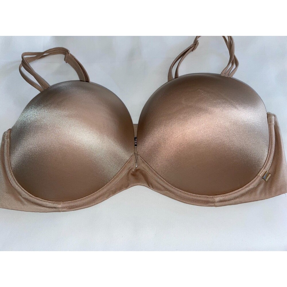 Victoria Secret 36DD BRA Push up Very sexy Multi way women's Nude Beige